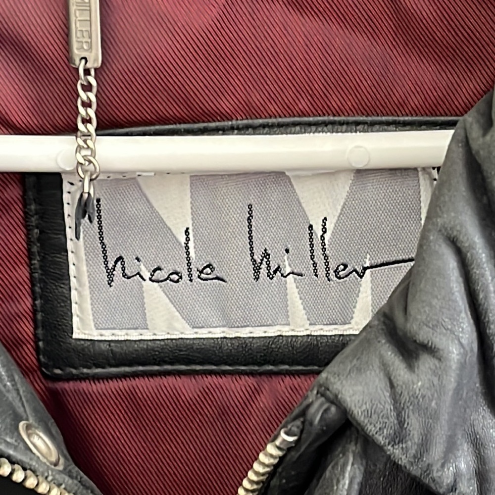 Men’s Nicole Miller Leather Jacket - Picture 2 of 13